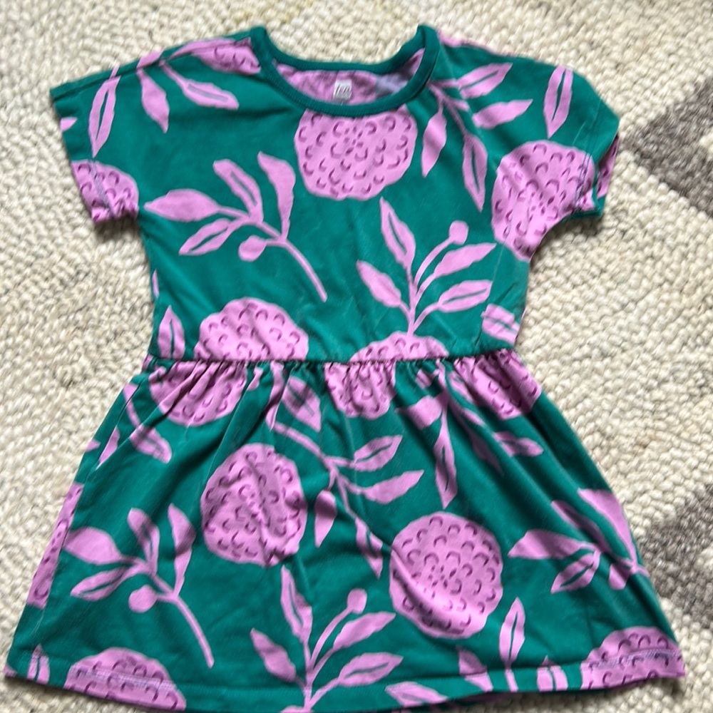 Tea Collection short sleeve swing dress African Marigold